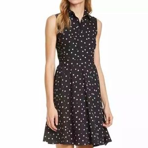 KATE SPADE Fit and Flare Daisy Dot Shirt Dress
